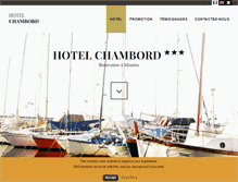 Tablet Screenshot of hotel-chambord.com